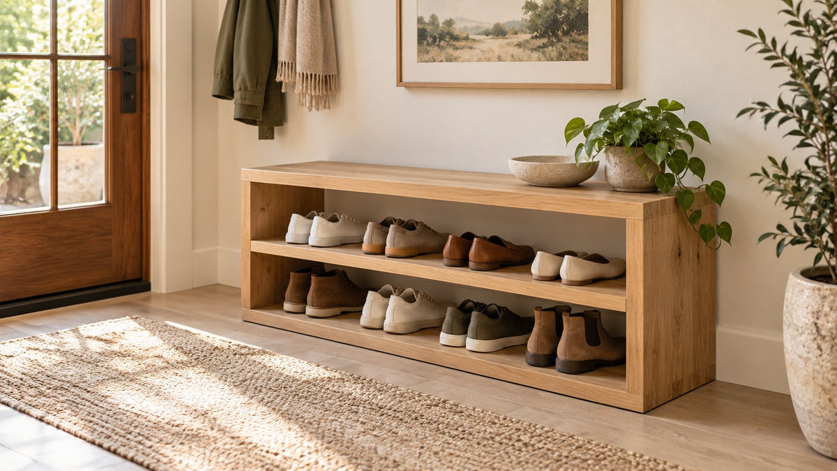 Shoe Bench Plans Free Download (PDF)