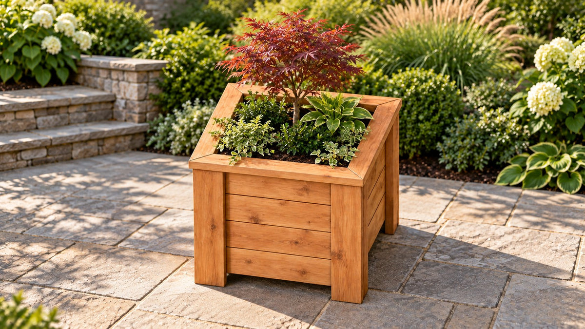 Square Raised Garden Bed Plans Free Download – 31 x 31 x 25.5 in