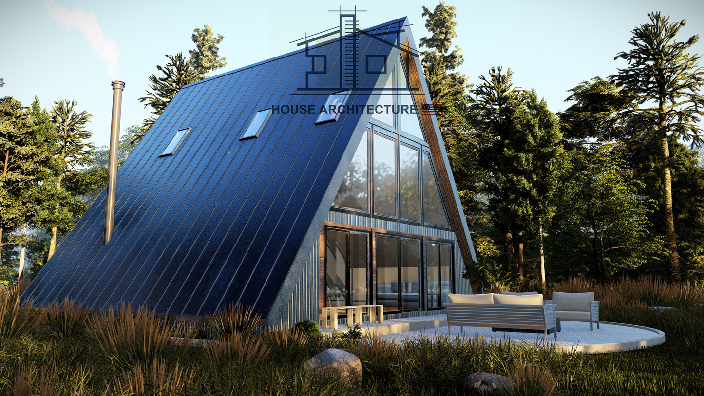Amazing A Frame House 29'x32'