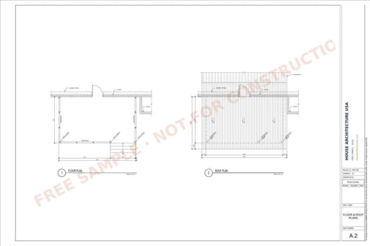 Deck Permit Drawing sample sheet