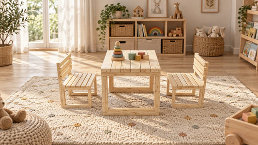 Toddler Table and 2 Chairs Plans Free Download (PDF)