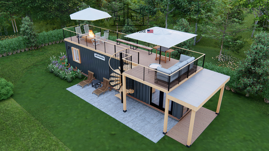 SC0001: 40 Foot Shipping Container House Plans