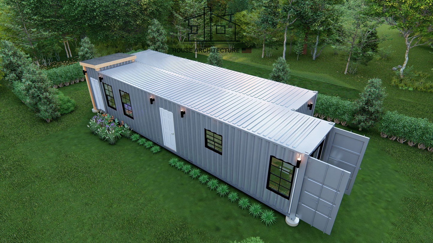 SC0004: 2x40 Foot Shipping Container House