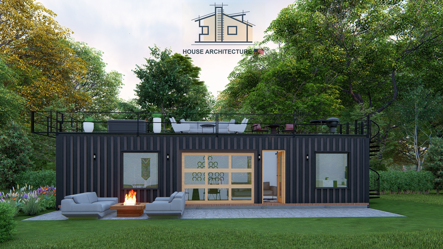 SC0003: Luxury Shipping Container 8x40ft