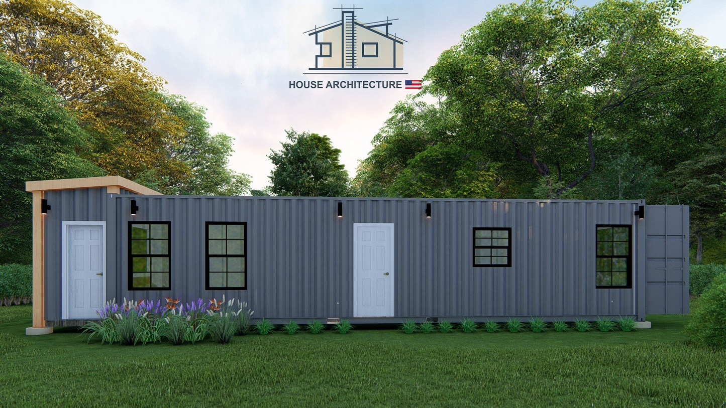 SC0004: 2x40 Foot Shipping Container House