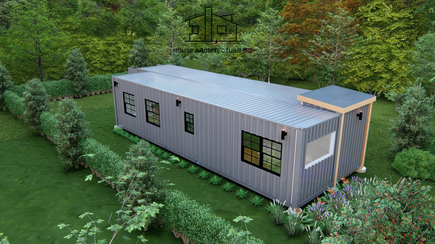 SC0004: 2x40 Foot Shipping Container House