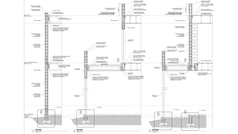 Single Family Residence –CMU Wall